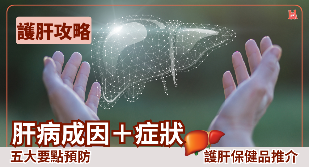 【護肝攻略】肝病成因/症狀+護肝保健品推介