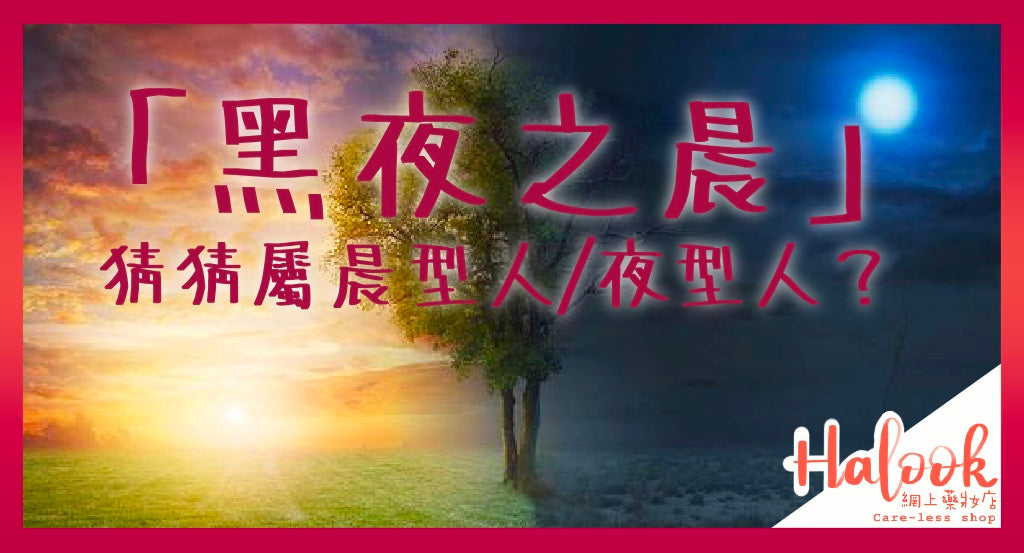 「黑夜之晨」!您係晨型人定夜型人?