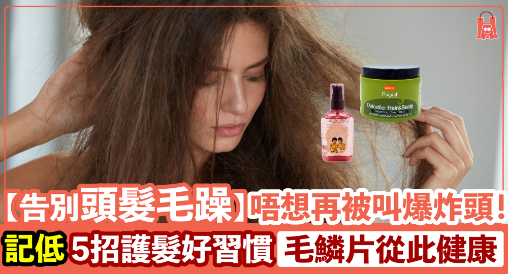 【告別頭髮毛躁】髮尾乾躁怎麼辦?5 招護髮好習慣 毛鱗片從此健康