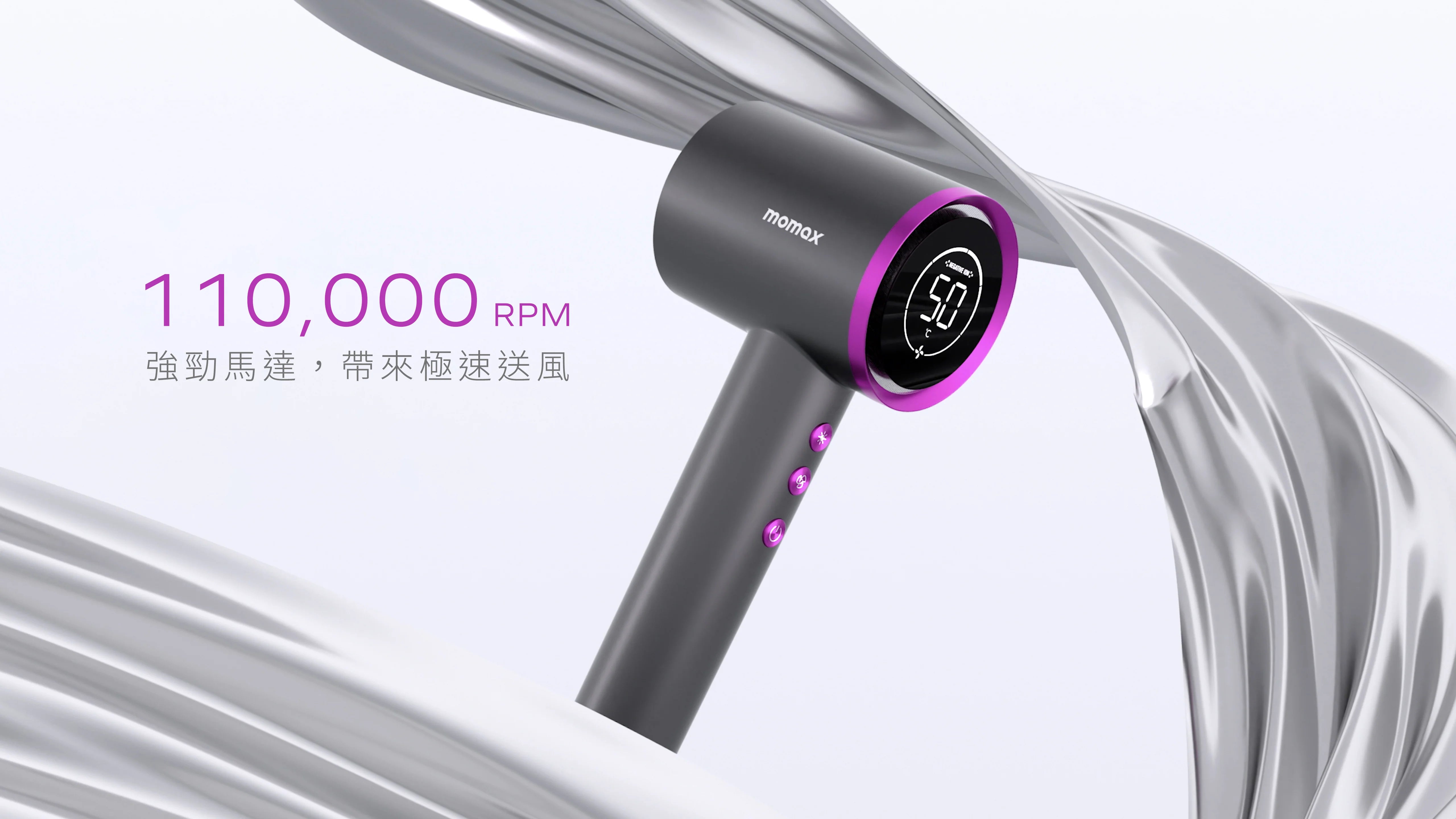 28000分_Momax 負離子高速風筒 HL10