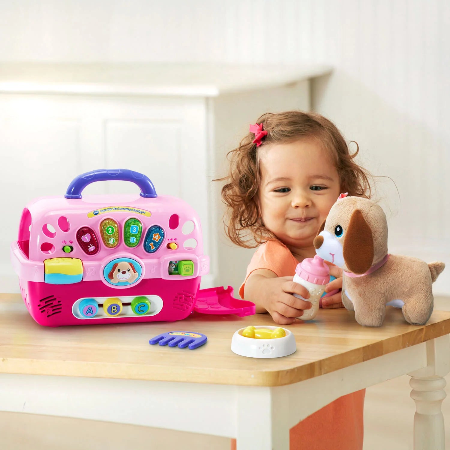 Vtech 小狗寵物箱 Care for Me Learning Carrier(適合9 - 36個月)