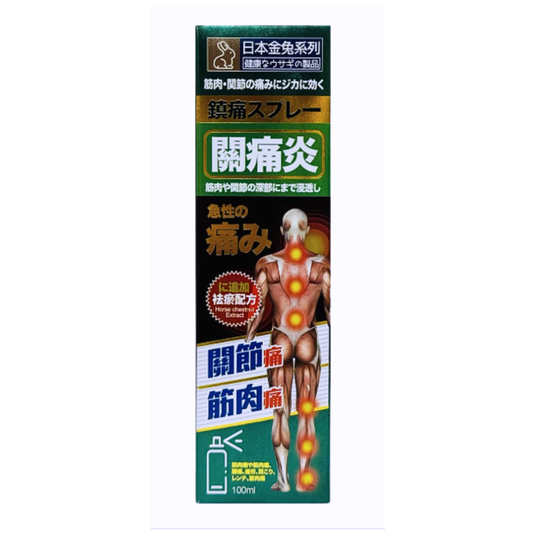 日本金兔 關痛炎 鎮痛噴霧 100ml