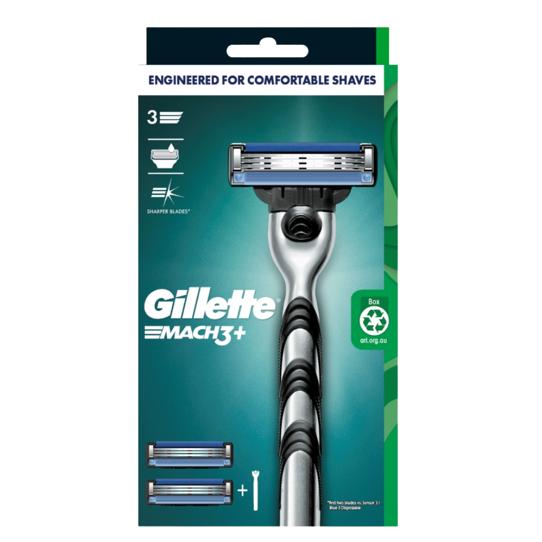 Gillette 吉列 鋒速 3 Mach3 剃鬚刀 1刀架 2刀頭