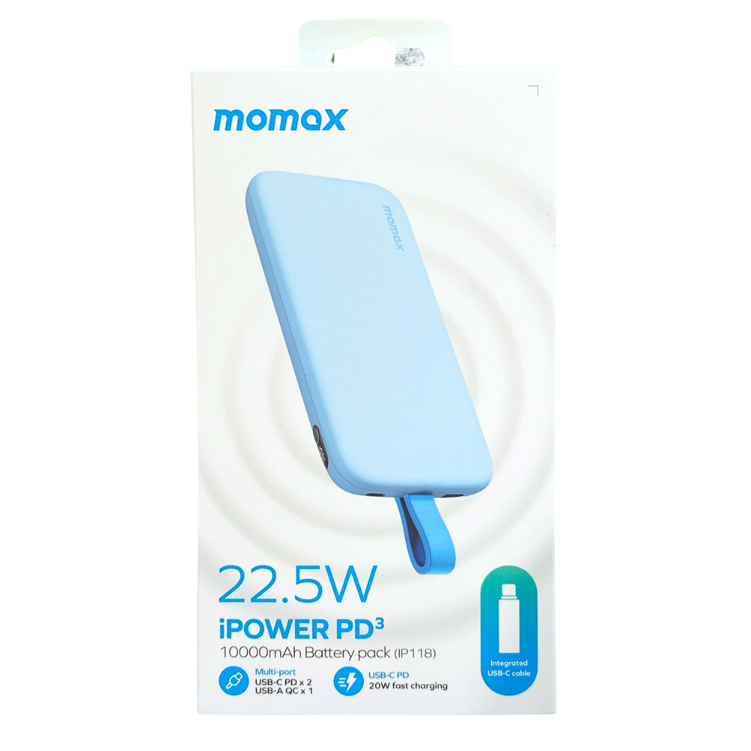 8000分_Momax iPower PD3 流動電源充電器 IP118
