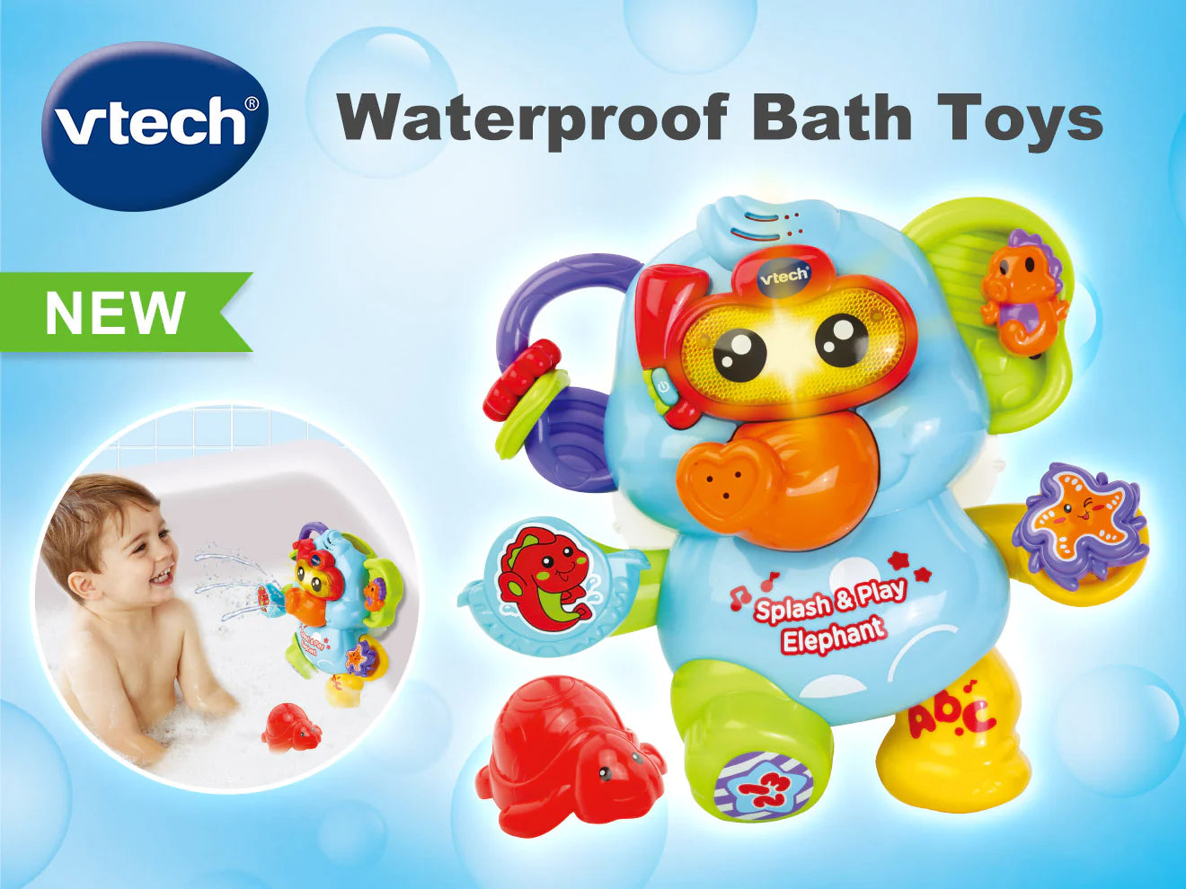 Vtech 嬉水小象淋浴玩具 Splash & Play Elephant(1-3歲)