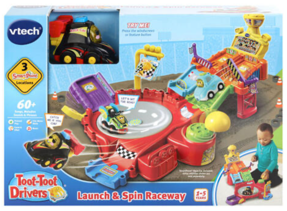 Vtech 旋轉賽道車 Toot-Toot Drivers- Launch & Spin Raceway(1-5歲)