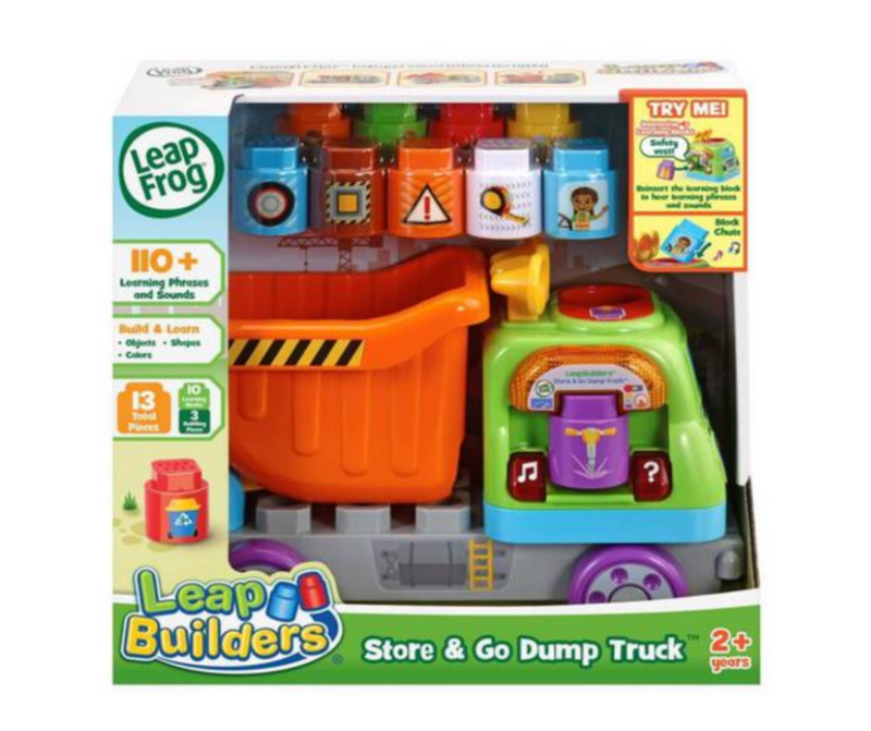 Leapfrog 跳跳蛙 leap builders store & go dump truck 小小建築師-砂石