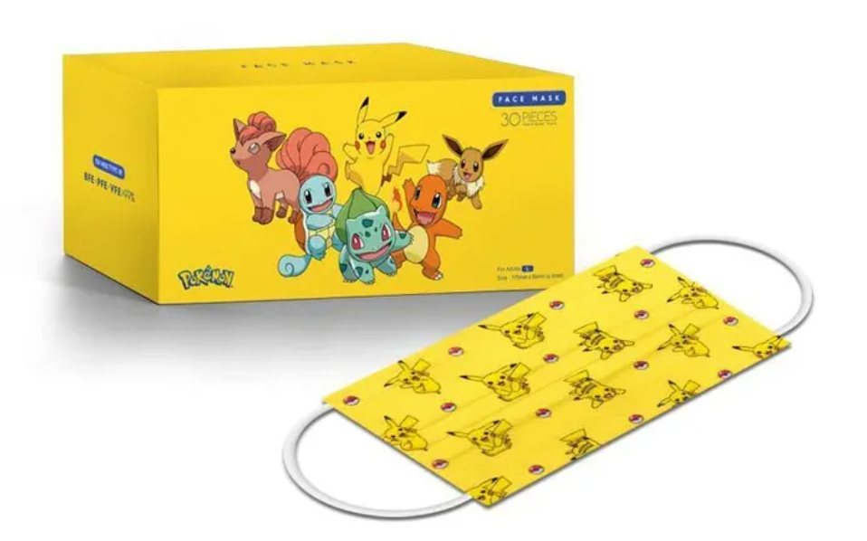 清貨!Pokemon 成人口罩 獨立包裝散裝 10片(散裝出貨)