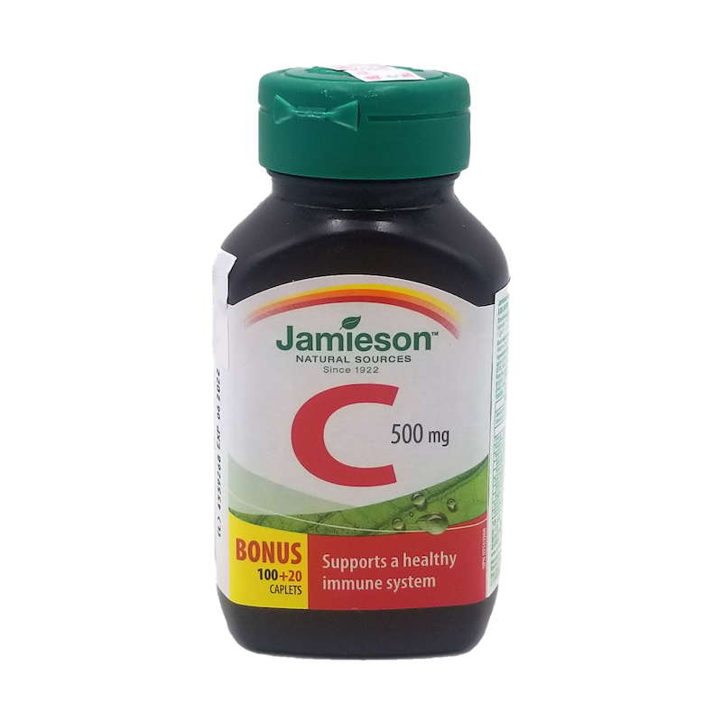 【香港行貨 🇭🇰】Jamieson 天然維他命C 500 mg 120 片