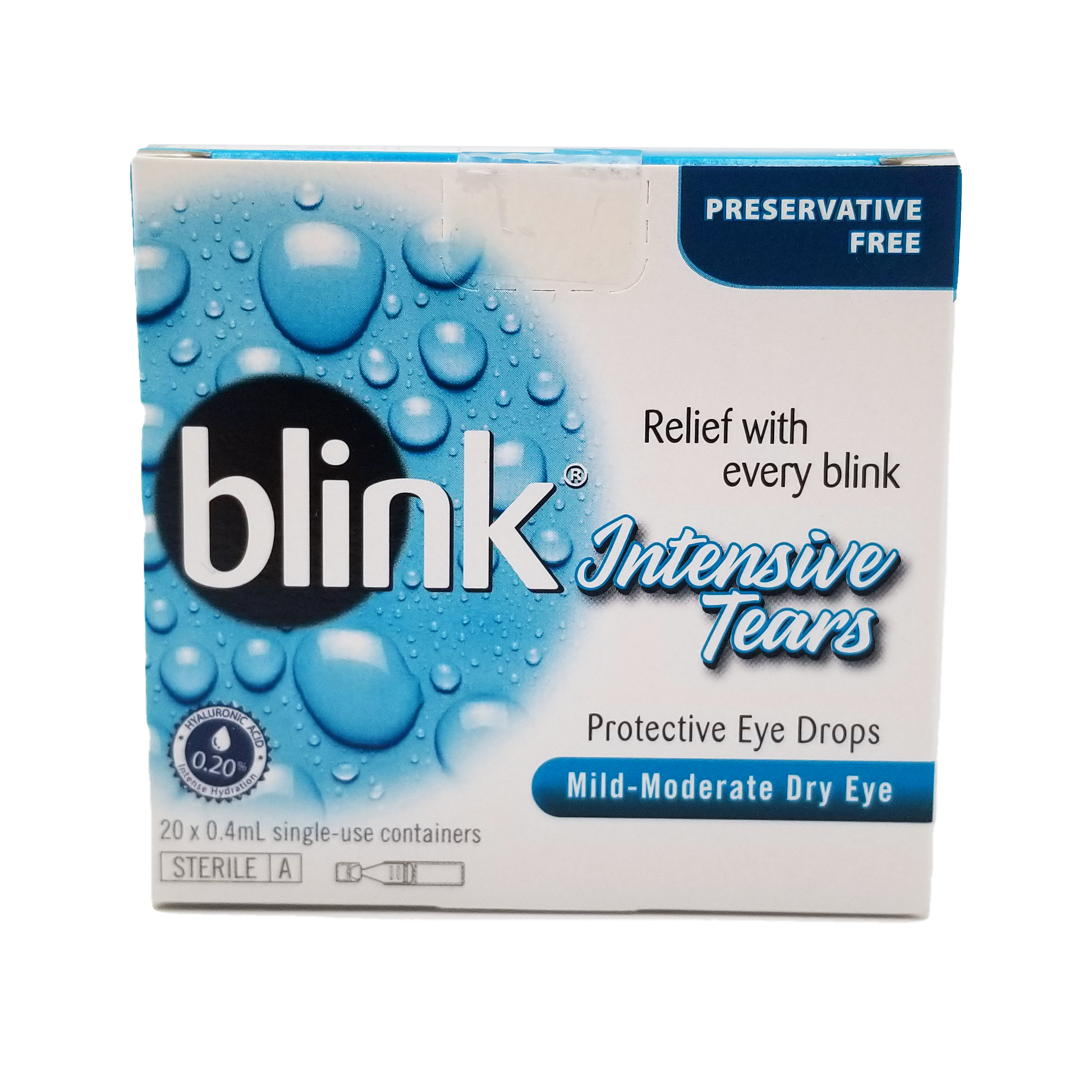 Blink 冰藍 特效保濕潤眼液 20 X 0.4 ml