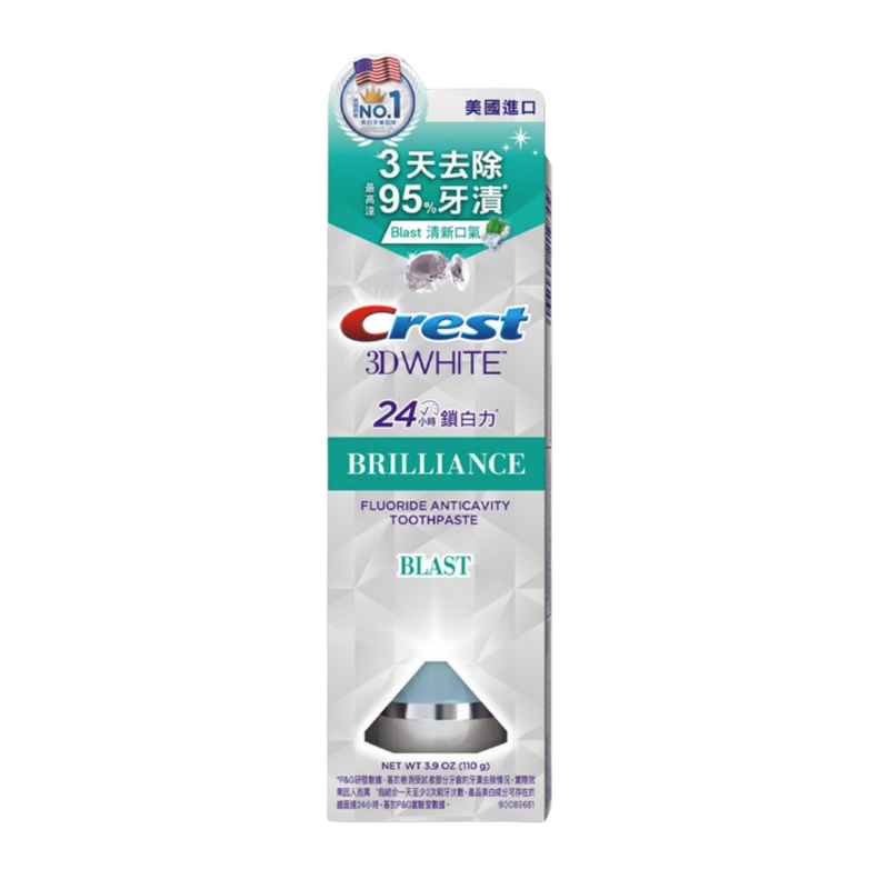 Crest 佳齒 3D 閃亮白專業美白牙膏 清新口氣 110 g