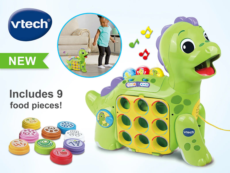 Vtech Chomp-along Dino 餵食學習小恐龍（2-5 歲）兒童玩具清貨🎉