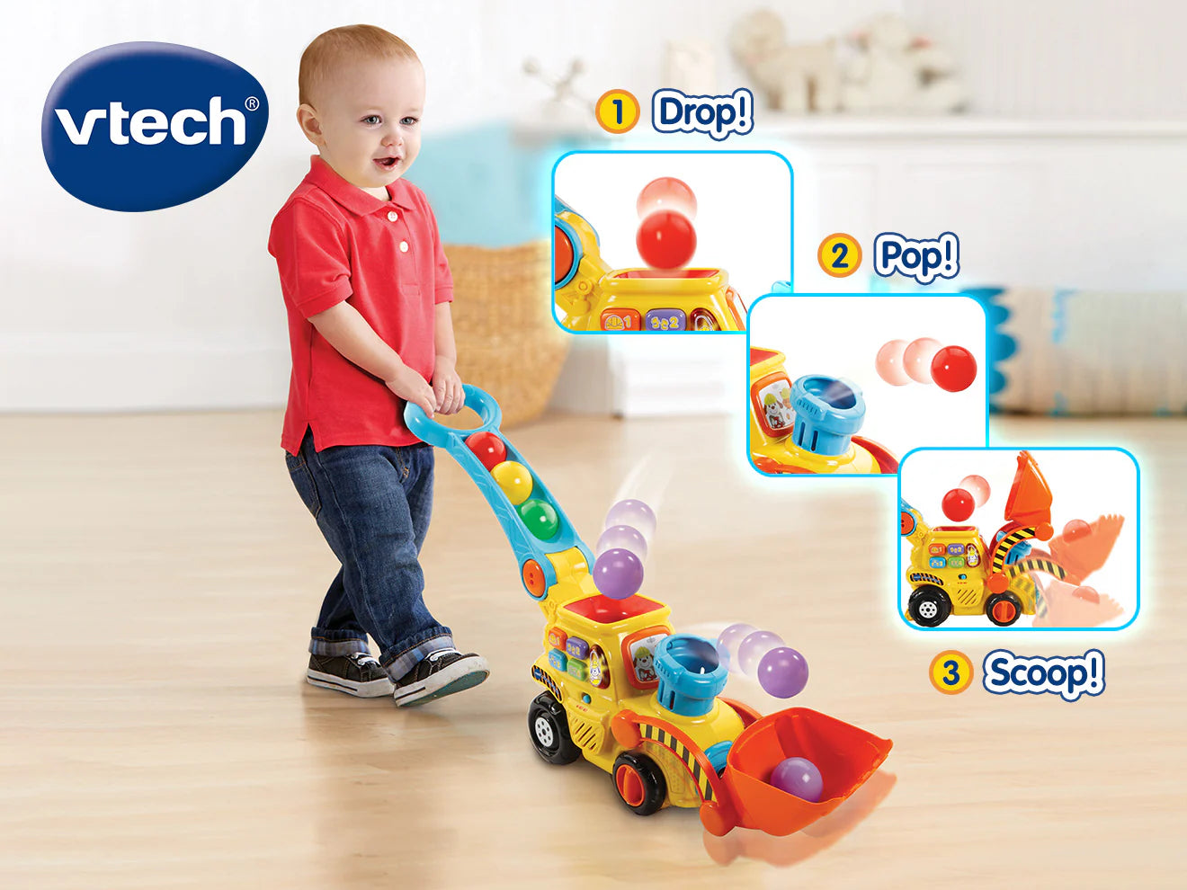 Vtech 波波球推推樂 Pop & Drop Digger