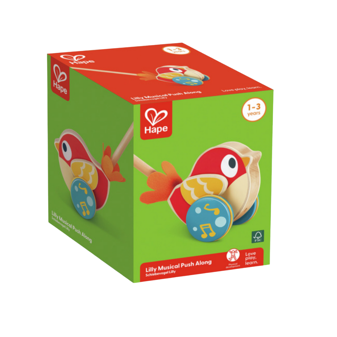 Hape 莉莉鳥音樂推車 Lilly Musical Push Along