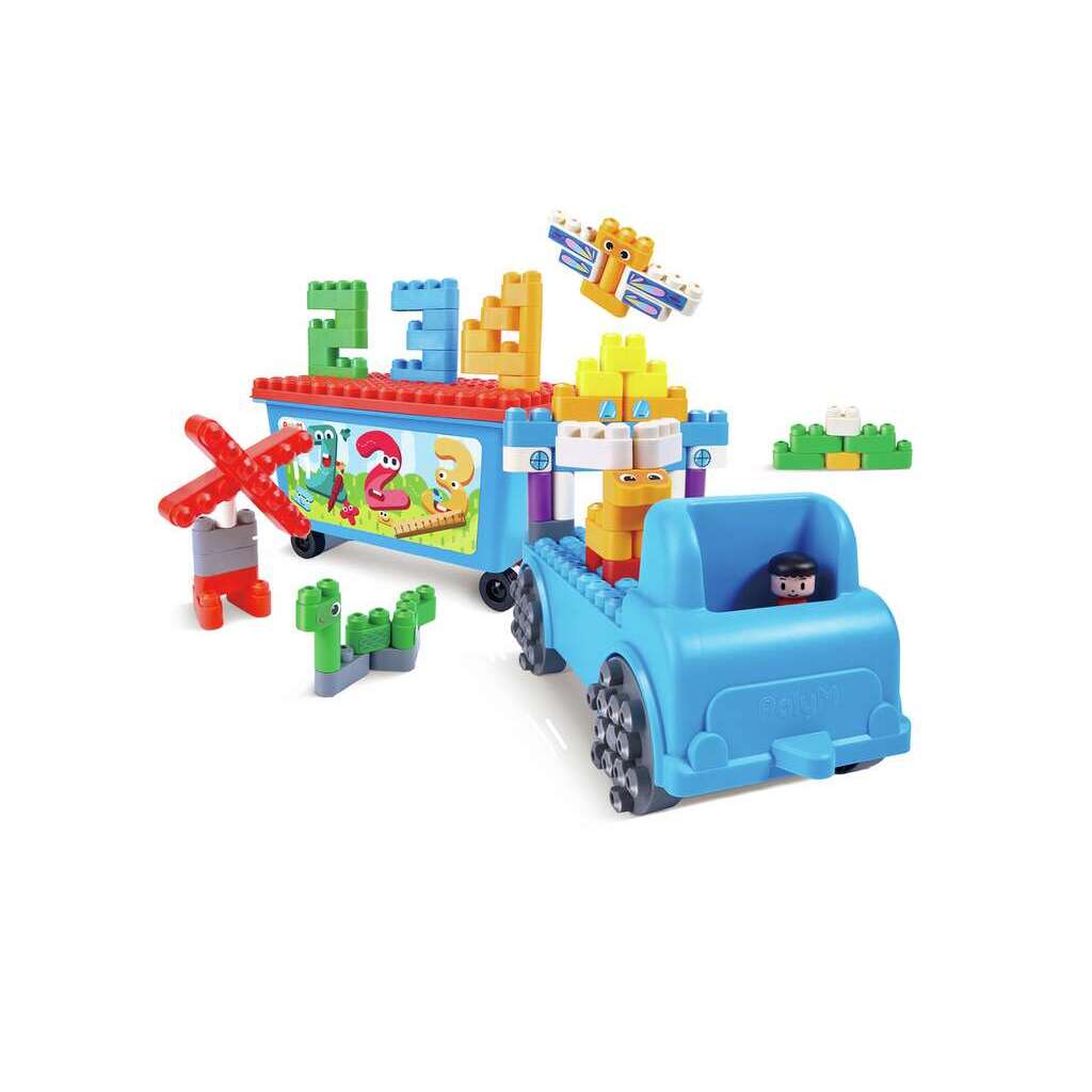 Hape 數字積木拖車 PolyM Count and Play Tow Truck