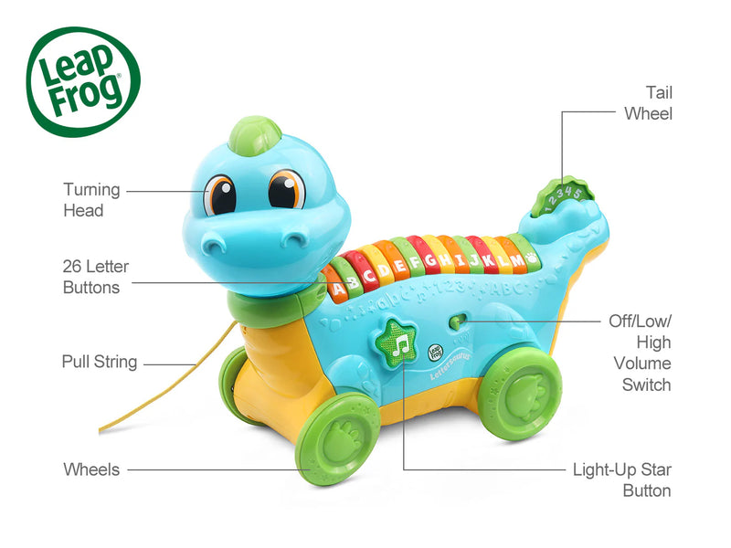 LeapFrog Lettersaurus 拉動玩具字母龍