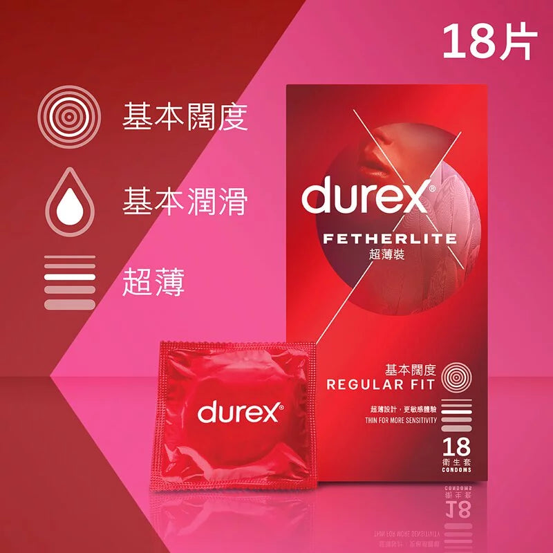 Durex 杜蕾斯 超薄裝安全套 18 片