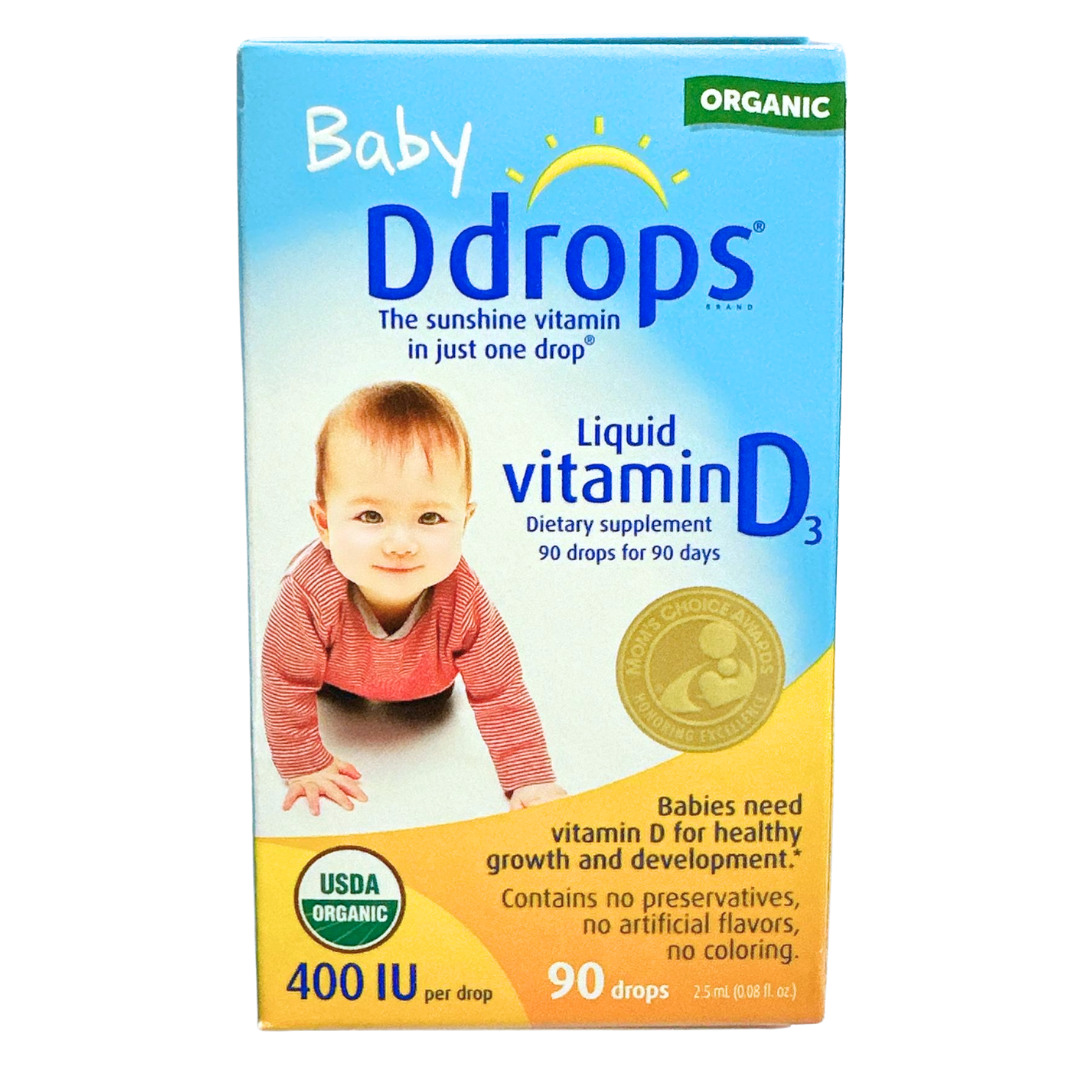 Ddrops 嬰幼兒 維他命D3滴劑 2.5ml