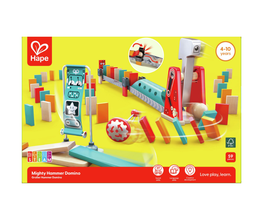 Hape 錘子骨牌 Mighty Hammer Domino