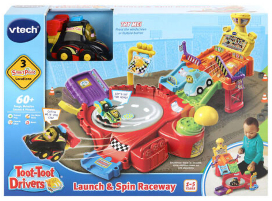 Vtech 旋轉賽道車 Toot-Toot Drivers- Launch & Spin Raceway