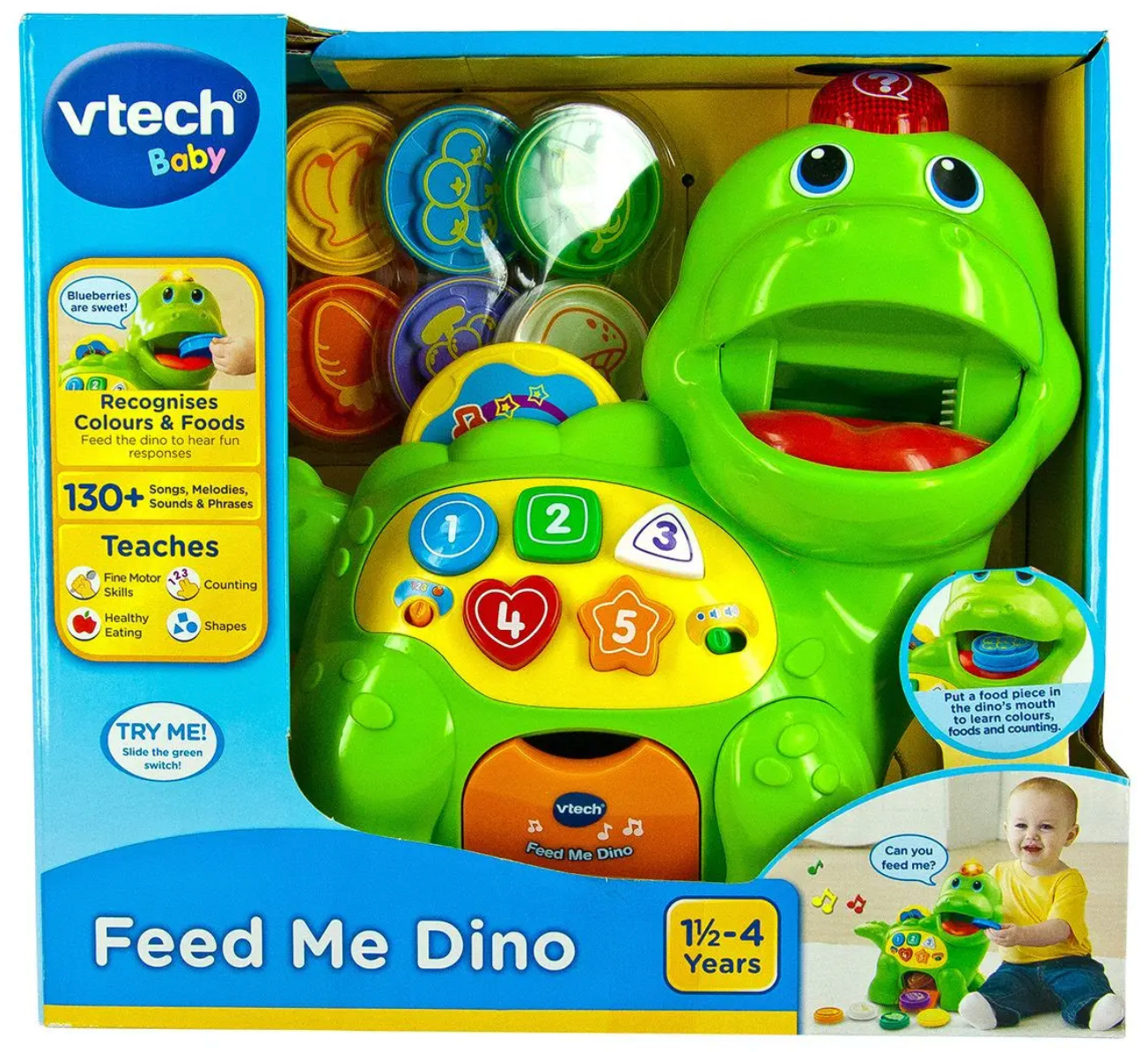 Vtech 數字貪吃龍 Feed Me Dino