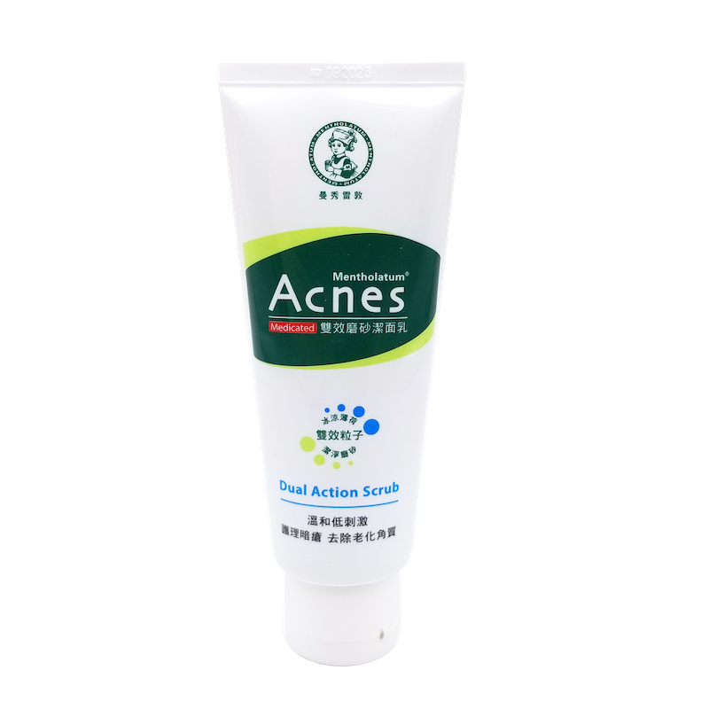 Mentholatum Acnes 曼秀雷敦® 雙效磨砂潔面乳 100 g