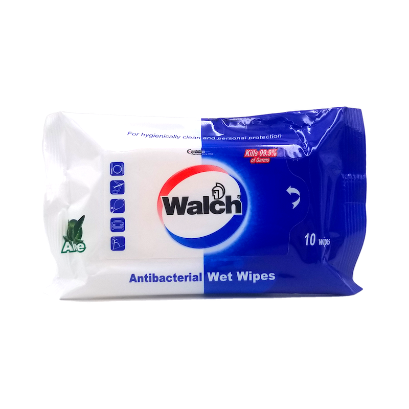 Walch 威露士 消毒濕紙巾 10 片裝（款式隨機出貨）
