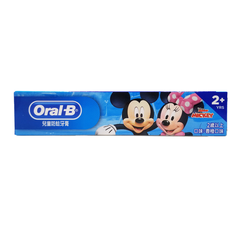 Oral-B 兒童防蛀牙膏 Mickey 香橙味 40 g