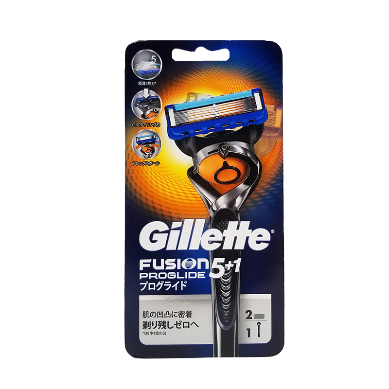 Gillette 吉列 ProGlide 無感系列 剃鬚刀 1 刀架 2 刀頭