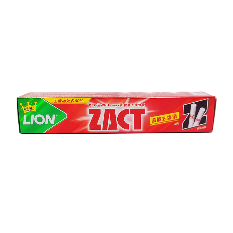 LION 獅王 ZACT 強效去煙漬牙垢防口臭牙膏 150 g