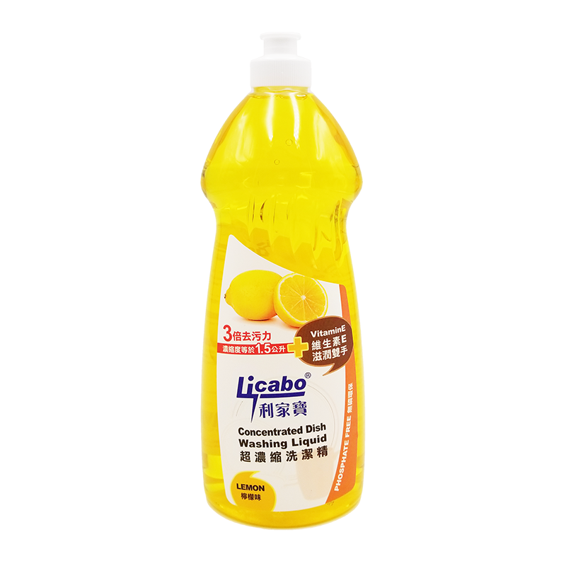 Licabo 利家寶 特強濃縮洗潔精 檸檬味 750 ml
