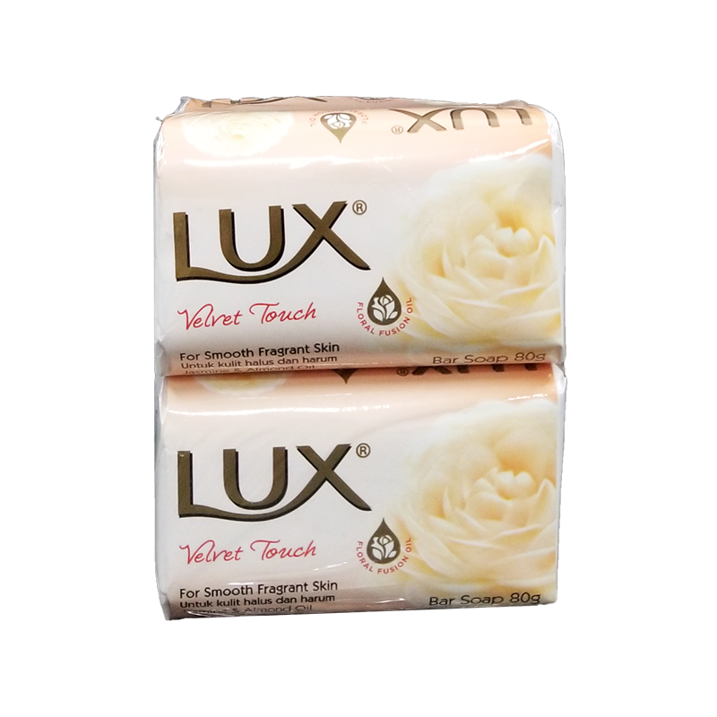 LUX 麗仕 滋柔養膚香皂 滋養潤膚 80 g x 4