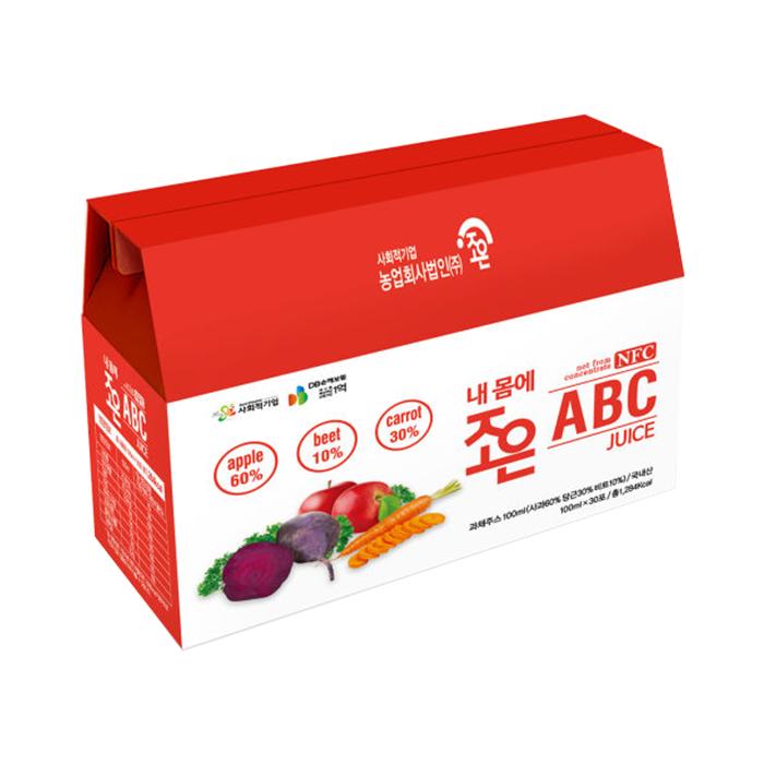 韓國 ABC 健康減肥果汁 100 ml x 30 包 (食用期限：2021年10月14日)