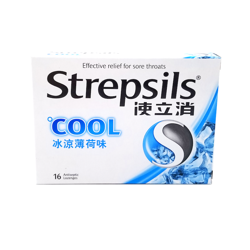 Strepsils 使立消 冰涼薄荷味 16 片