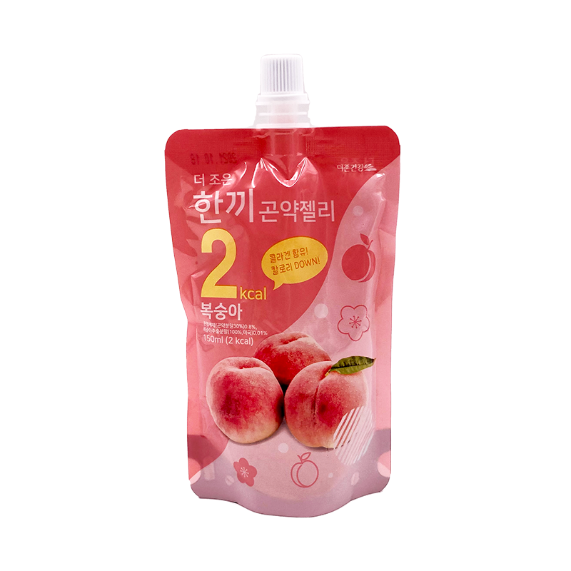 韓國 ZOEN 超低 2 卡路里瘦身代餐魔芋啫喱 香桃口味 150 ml