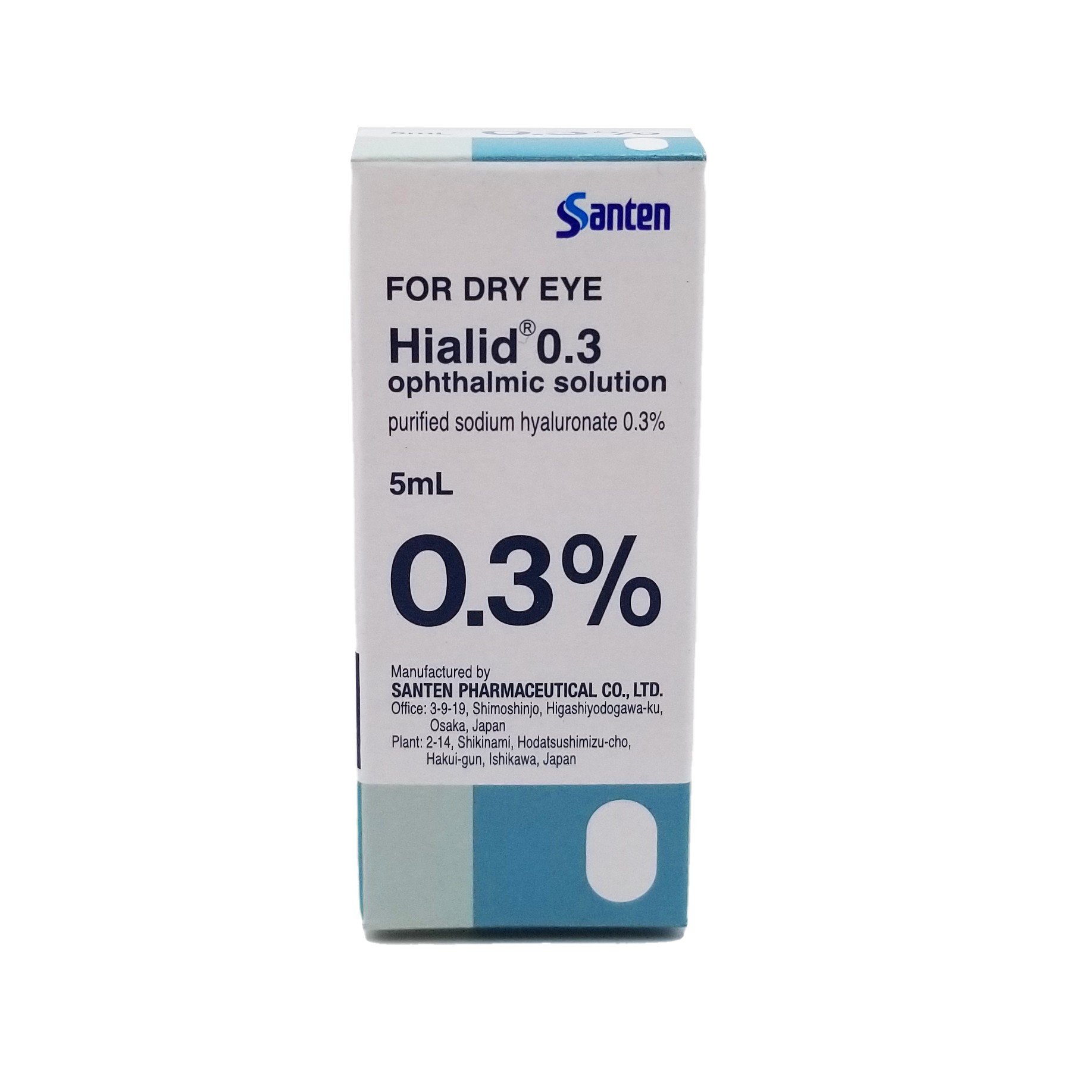 Santen Hialid® 0.3 ophthalmic solution 5 ml