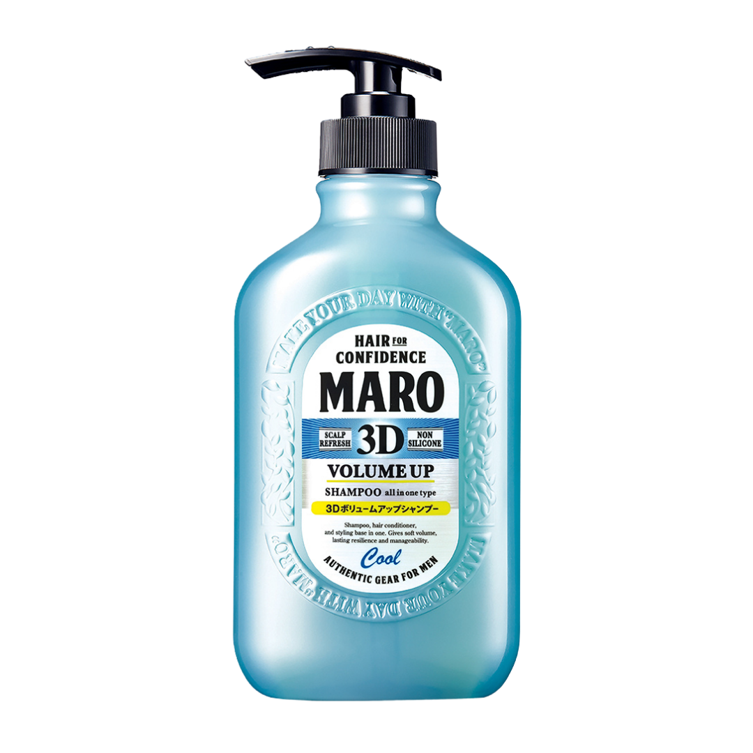 【香港行貨 🇭🇰】MARO 3D 髮起立防脫冰感洗頭水 400 ml