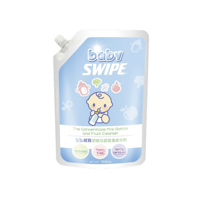 babySWIPE BB 威寶 奶瓶及蔬果濃縮洗劑補充裝 1000ml