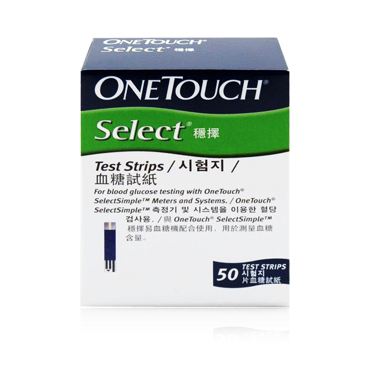 ONETOUCH® Select® Test Strips 穩擇血糖試紙 50 片