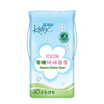Kotex 高潔絲 100 % 有機純棉護墊 普通 15 cm 40 片